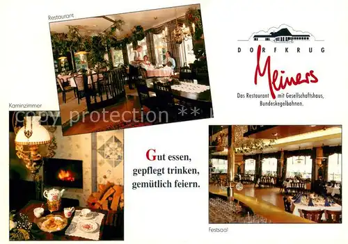 AK / Ansichtskarte Hatterwuesting Restaurant Gesellschaftshaus Dorfkrug Meiners Hatterwuesting