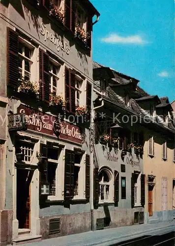 AK / Ansichtskarte Heidelberg_Neckar Gasthof Zum roten Ochsen 18. Jhdt. Historisches Studentenlokal Heidelberg Neckar