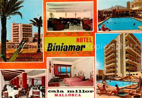AK / Ansichtskarte Cala_Millor_Mallorca Hotel Biniamar Cala_Millor_Mallorca