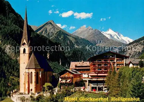 AK / Ansichtskarte Heiligenblut_Kaernten Hotel Glocknerhof Aussenansicht Heiligenblut Kaernten