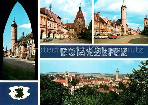 AK / Ansichtskarte Domazlice_CZ Teilansichten 