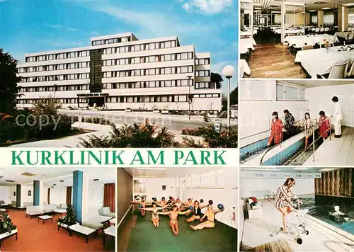 AK / Ansichtskarte Bad_Oeynhausen Kurklinik am Park Teilansichten Bad_Oeynhausen