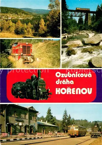 AK / Ansichtskarte Jizerske_Hory Ozubnicova draha Korenov Jizerske hory