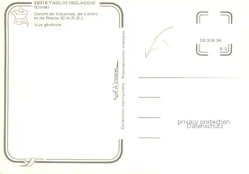 AK / Ansichtskarte Taglio Isolaccio Fliegeraufnahme Vue generale Taglio Isolaccio