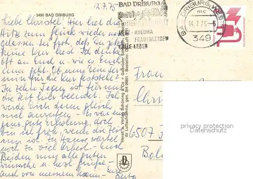 AK / Ansichtskarte Bad_Driburg Fliegeraufnahme  Bad_Driburg