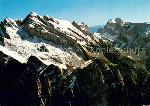 AK / Ansichtskarte Saentis_AR Fliegeraufnahme Saentis Saentis_AR