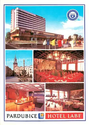 AK / Ansichtskarte Pardubice_Pardubitz Hotel Labe Pardubice Pardubitz