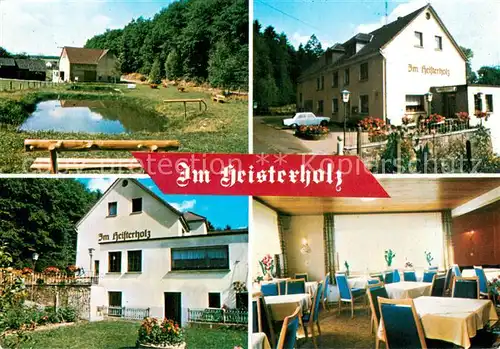 AK / Ansichtskarte Hemmelzen Gasthaus Pension Im Heisterholz Teich Hemmelzen