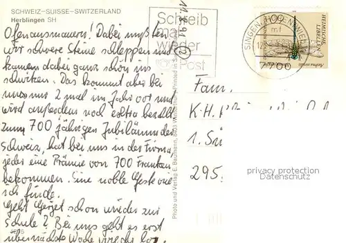 AK / Ansichtskarte Herblingen Ortsansichten Schloss Einkaufszentrum Herblingen