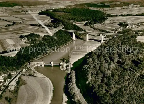 AK / Ansichtskarte Hann._Muenden Wasserkraftwerk Autobahnbruecke Hann. Muenden