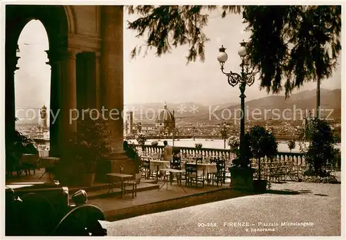 AK / Ansichtskarte Firenze_Florenz Piazzalo Michelangelo e panorama 