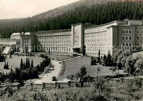 AK / Ansichtskarte Erlabrunn_Erzgebirge Bergarbeiter Krankenhaus Erlabrunn_Erzgebirge