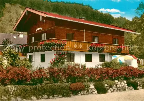 AK / Ansichtskarte Ramsau_Berchtesgaden Gaestehaus Pension Haus Foehreneck Ramsau Berchtesgaden