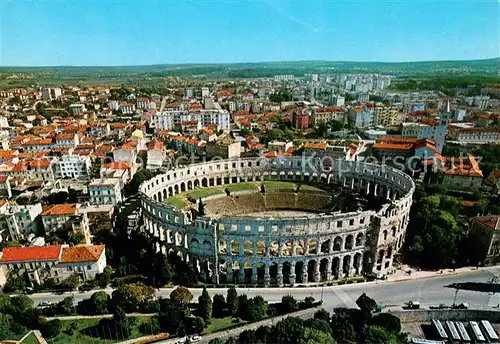 AK / Ansichtskarte Pula_Pola_Croatia Panorama Amphitheater 