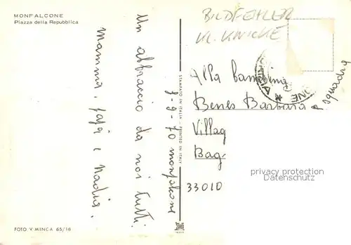 AK / Ansichtskarte Monfalcone Piazza della Repubblica Monfalcone