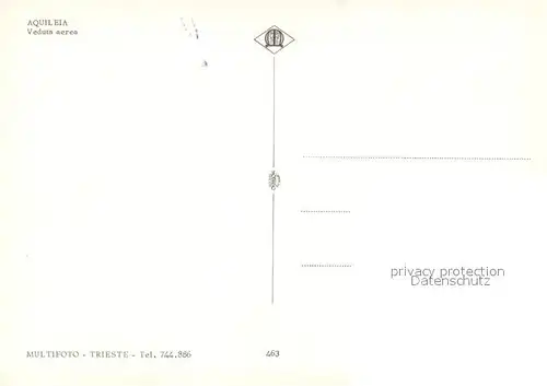 AK / Ansichtskarte Aquileia_Aquileja Veduta aerea 