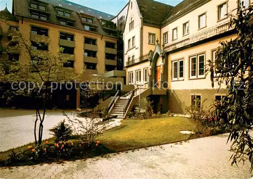 AK / Ansichtskarte Untermarchtal_Donau Kloster Mutterhaus Bildungshaus Innenhof Untermarchtal Donau