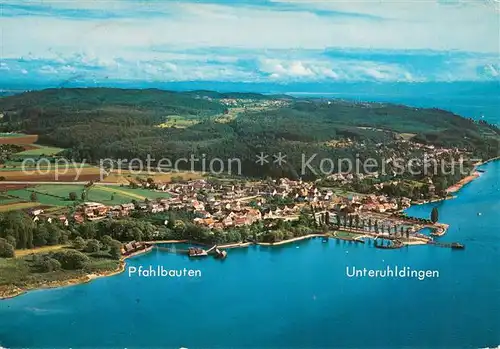 AK / Ansichtskarte Unteruhldingen Pfahlbauten Bodensee Unteruhldingen