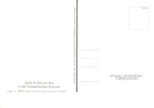 AK / Ansichtskarte Ploen_See Seenlandschaft Naturpark Holsteinische Schweiz Ploen_See