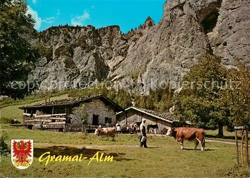 AK / Ansichtskarte Pertisau_Achensee Alpengasthof Gramai Alm Karwendelgebirge Pertisau Achensee