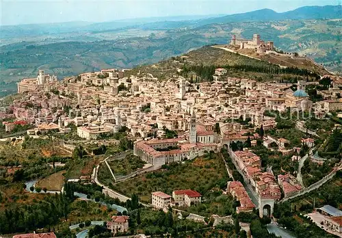 AK / Ansichtskarte Assisi_Umbria Panorama dall aereo Assisi Umbria