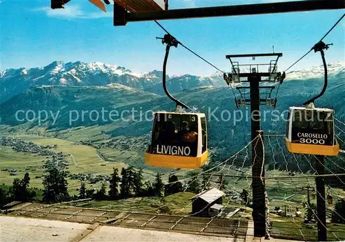 AK / Ansichtskarte Livigno Carosello Bergbahn Alpenpanorama Livigno