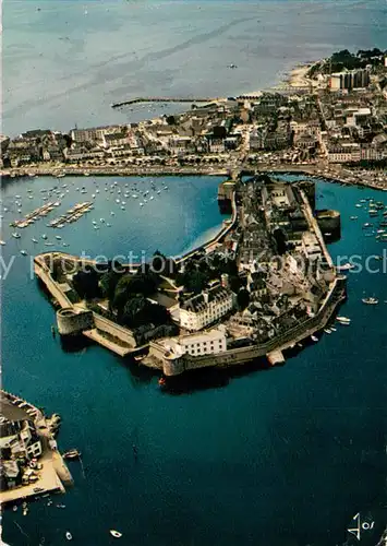 AK / Ansichtskarte Concarneau_Finistere La ville close vue aerienne Concarneau_Finistere