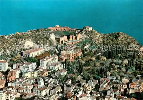 AK / Ansichtskarte Taormina_Sicilia Veduta aerea 