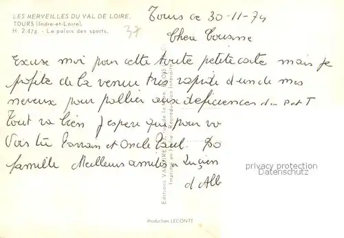 AK / Ansichtskarte Tours_37 Palais des sports 