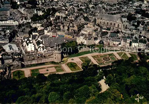AK / Ansichtskarte Vannes_56 Les jardins devant les remparts vue aerienne 