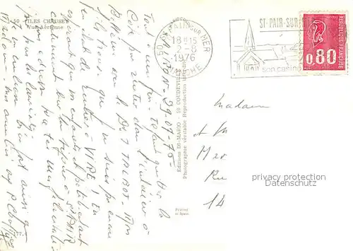 AK / Ansichtskarte Iles_Chausey Vue aerienne Iles_Chausey