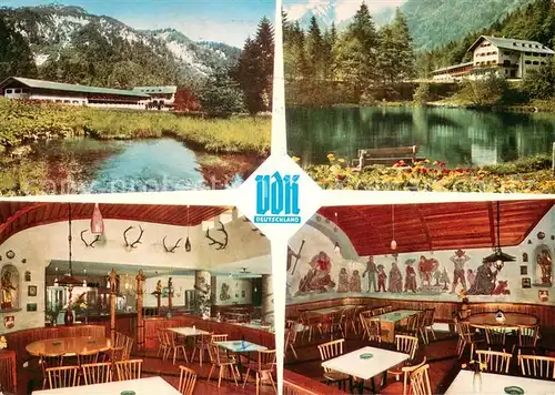 AK / Ansichtskarte Oberstdorf Franz Fackler Kur  und Erholungsheim am Christlesee Allgaeuer Alpen Oberstdorf