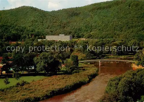 AK / Ansichtskarte Bad_Kreuznach Kursanatorium Salinental Partie an der Nahe Bad_Kreuznach