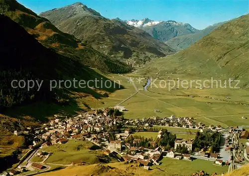 AK / Ansichtskarte Andermatt_UR Panorama Blick gegen die Furka 