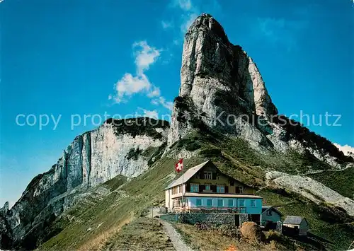 AK / Ansichtskarte Staubern Berggasthaus Stauberen mit Stauberenchanzlen Staubern