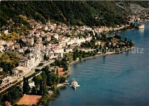 AK / Ansichtskarte Territet_Montreux_VD Vue aerienne Lac Leman 