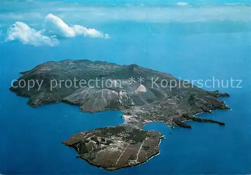 AK / Ansichtskarte Eolie_Isole_Italia Fliegeraufnahme Aeolischen Inseln Vulcano 