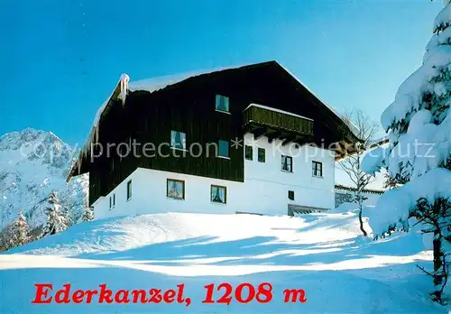 AK / Ansichtskarte Ederkanzel Ederkanzel im Schnee Ederkanzel