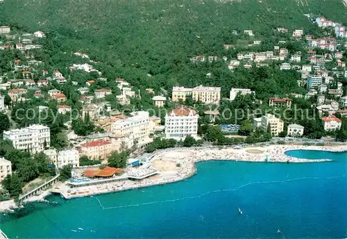 AK / Ansichtskarte Opatija_Abbazia Kuestenort Strand 