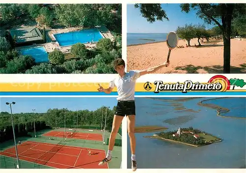AK / Ansichtskarte Grado_Gorizia Tenuta Primero Freibad Strand Tennisplatz  Grado Gorizia