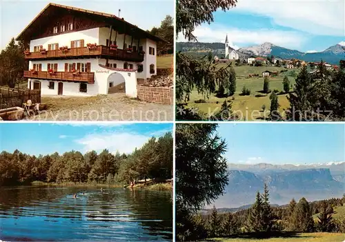 AK / Ansichtskarte Aldein Rasterhof Schwarz  u. Weisshorn Goeller See  Aldein