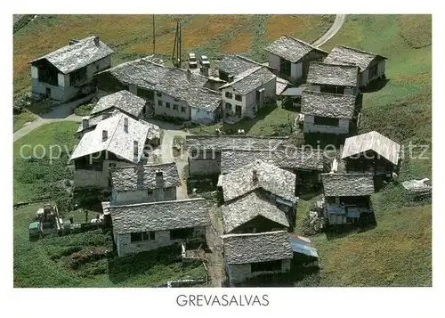 AK / Ansichtskarte Grevasalvas_GR Dorfansicht von Oben 