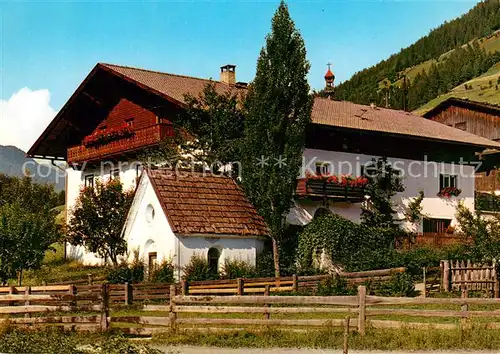 AK / Ansichtskarte Luttach_Ahmtal_Suedtirol Ferienhaus Bruggerhof Aussenansicht Luttach_Ahmtal_Suedtirol