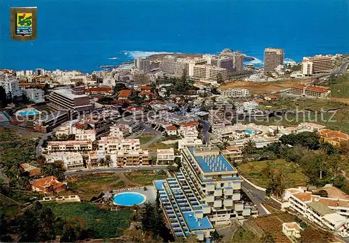 AK / Ansichtskarte Puerto_de_la_Cruz Fliegeraufnahme Vista parcial Puerto_de_la_Cruz