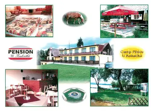 AK / Ansichtskarte Horni_Plana_CZ Pension Camp Pihlov Restaurant Campingplatz 
