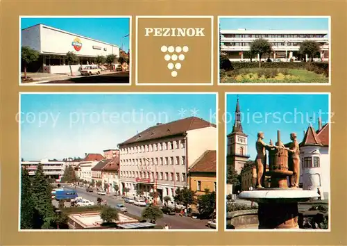 AK / Ansichtskarte Pezinok_Boesing_Slovakia Vinohradnicke mesto Prve zmienkypochadzaju Siahaju aj pisomne zaznamy o vyspelom vinohradnictve 
