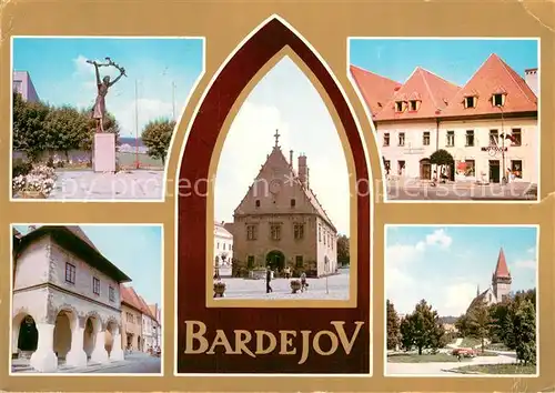 AK / Ansichtskarte Bardejov_Slovakia Historicke mesto s vyznamnymi stavebnymi parmiatkami Mestska parmiatkova rezervacia 