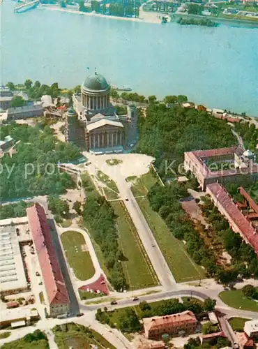 AK / Ansichtskarte Esztergom Fliegeraufnahme Esztergom