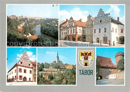 AK / Ansichtskarte Tabor_Czechia Panorama Narodni kulturni pamatkou V soucasnosti prumyslove strediske 