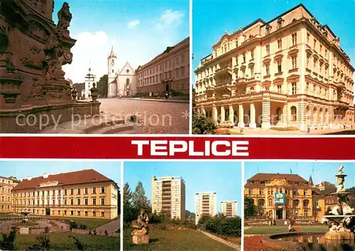 AK / Ansichtskarte Teplice Okresni a lazenske mesto prumyslove a kulturni centrum v Podkrusnohori Teplice